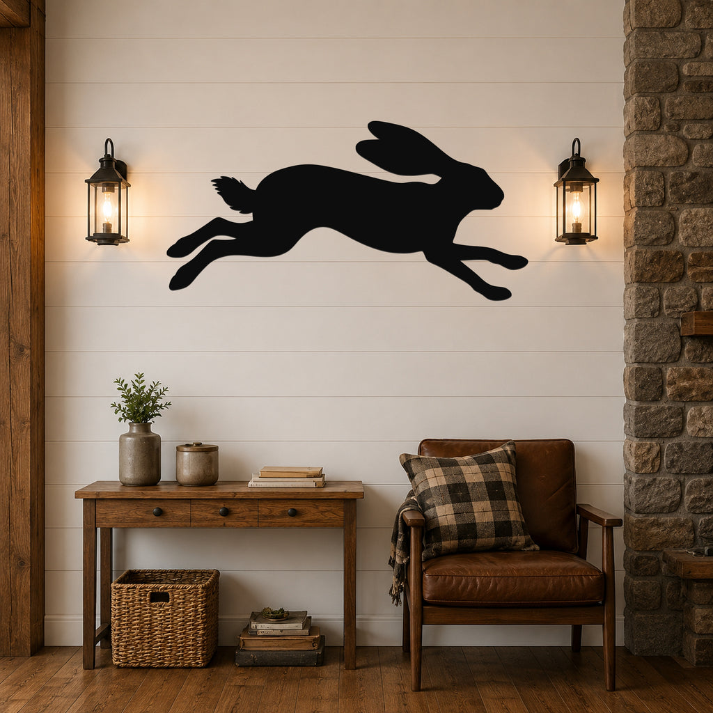Jackrabbit Metal Wall Art