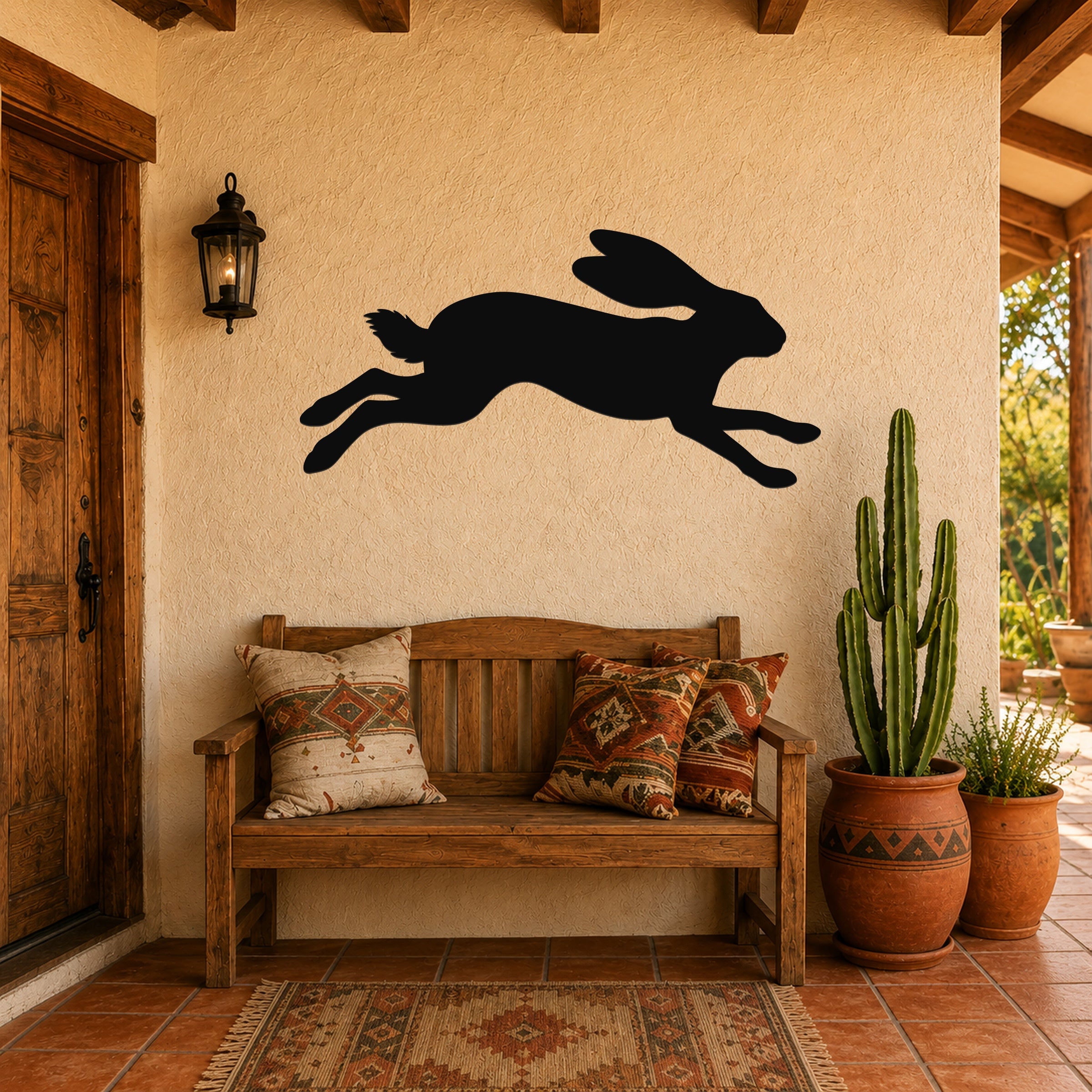 Jackrabbit Metal Wall Art