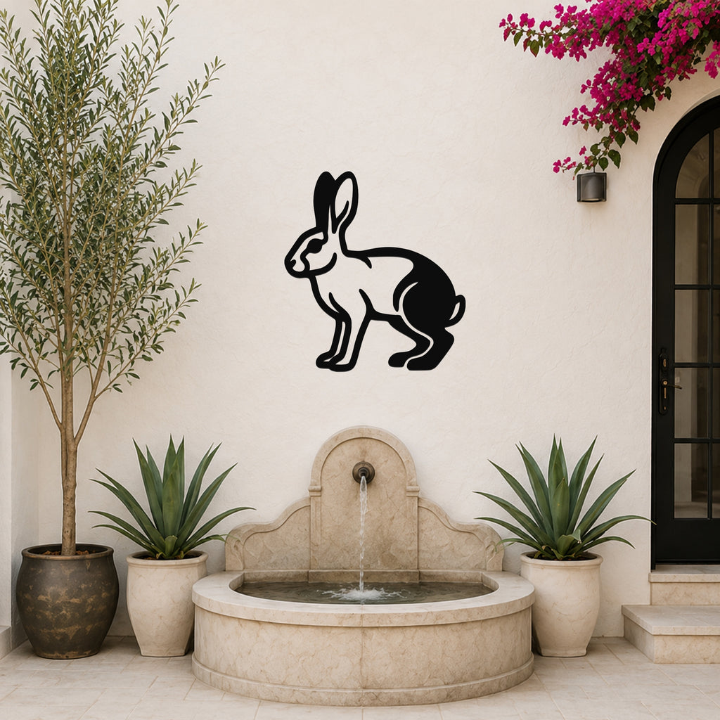 Jackrabbit Metal Wall Art