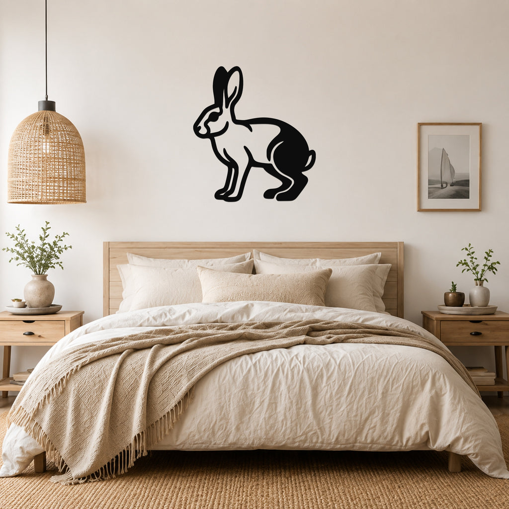 Jackrabbit Metal Wall Art