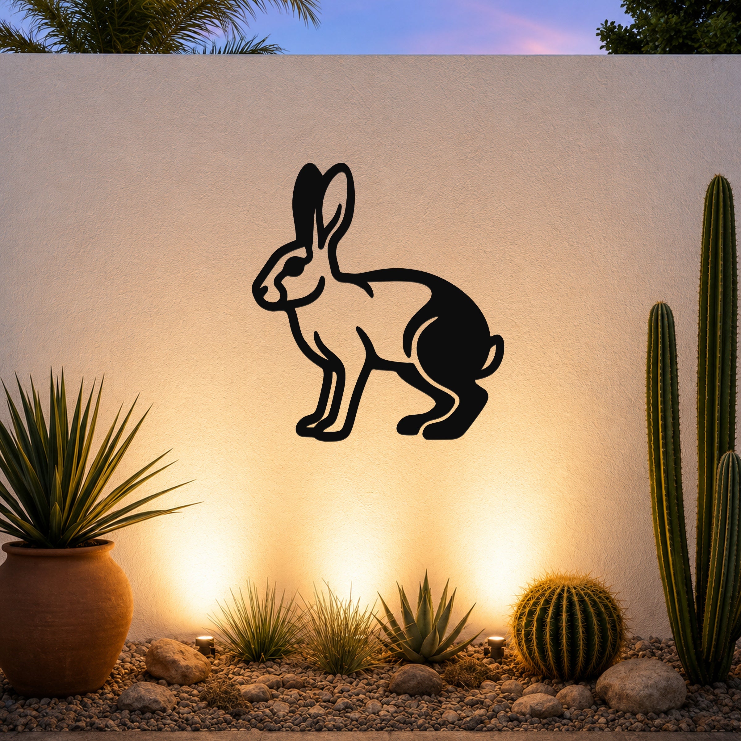 Jackrabbit Metal Wall Art