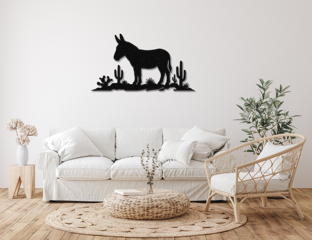 Burro Metal Wall Art