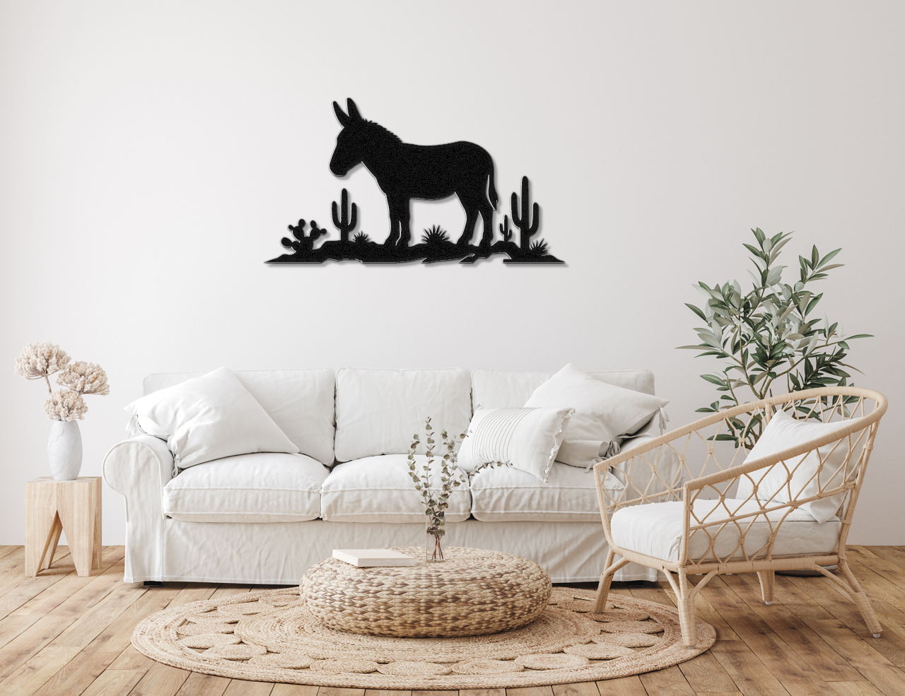 Burro Metal Wall Art