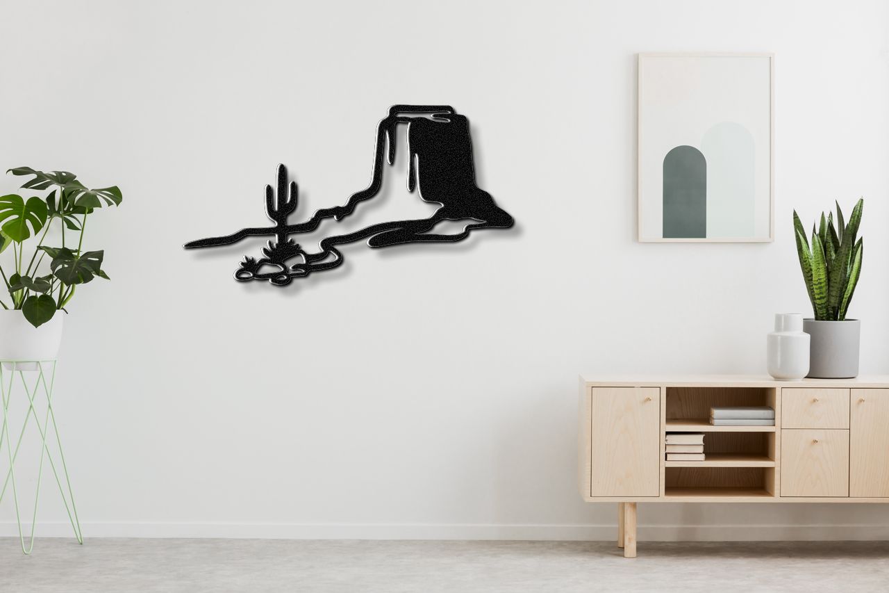 Desert Mesa Metal Wall Art