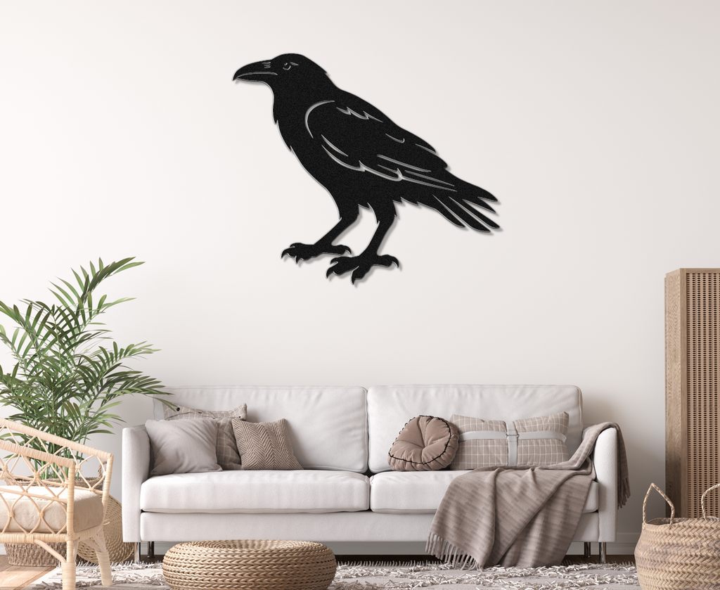 Raven Metal Wall Art