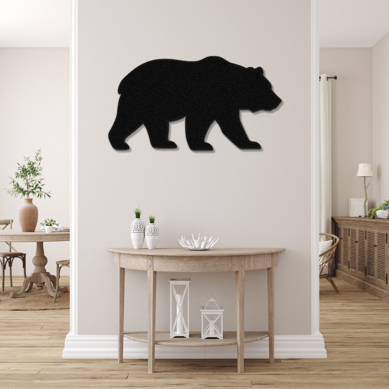 Bear Metal Wall Art