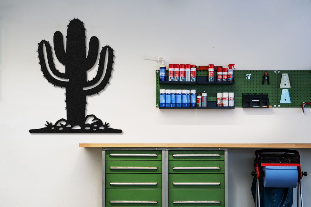 Saguaro Cactus Metal Wall Art