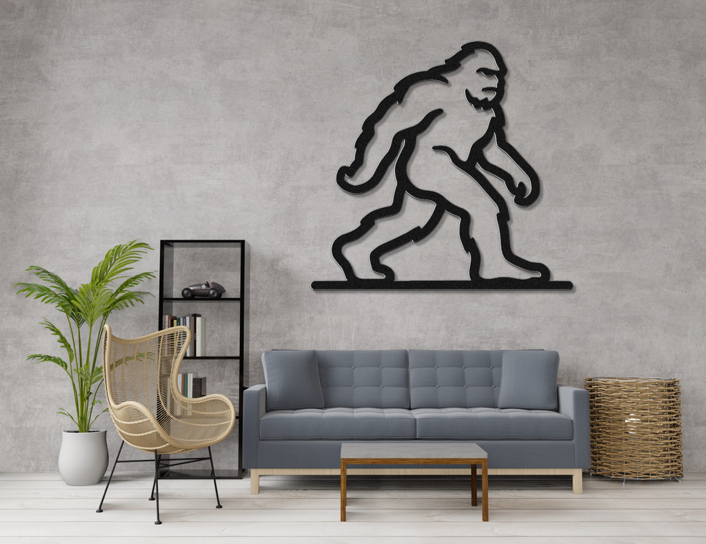Bigfoot Metal Wall Art