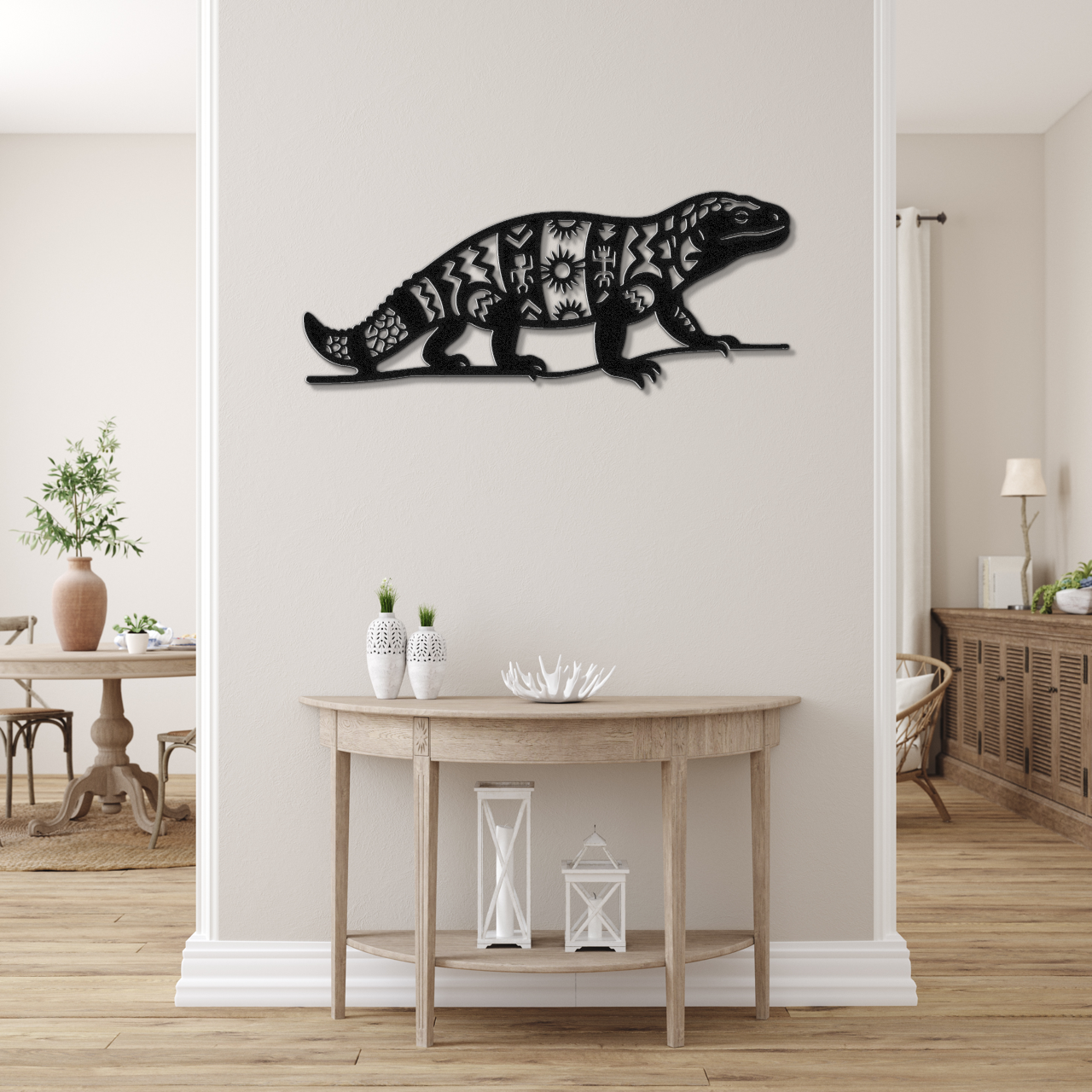 Gila Monster Metal Wall Art