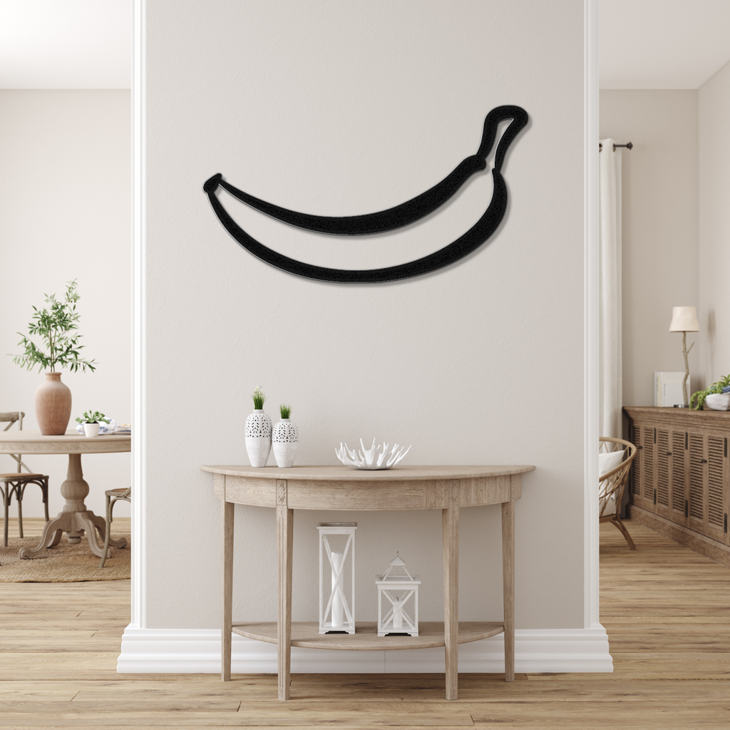 Banana Metal Wall Art