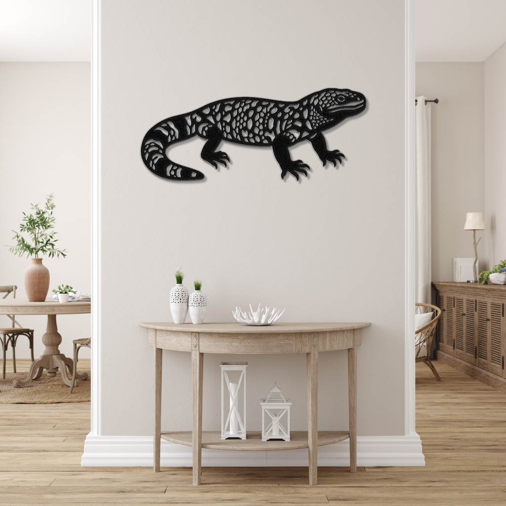Gila Monster Metal Wall Art