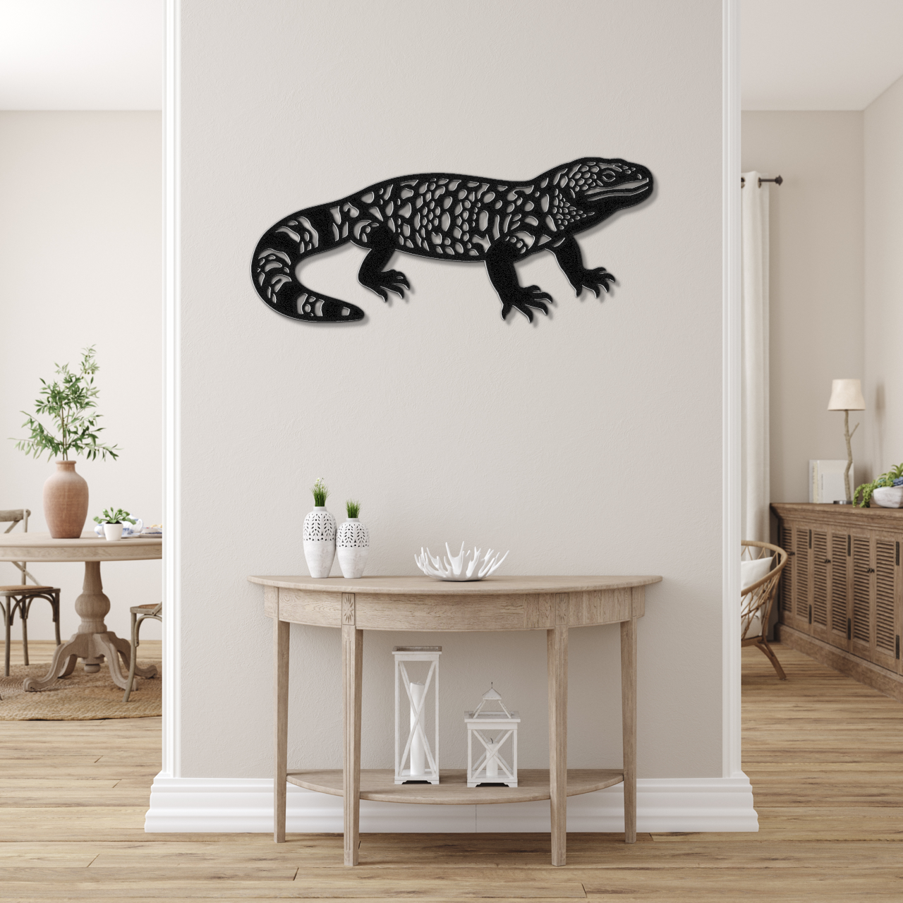 Gila Monster Metal Wall Art