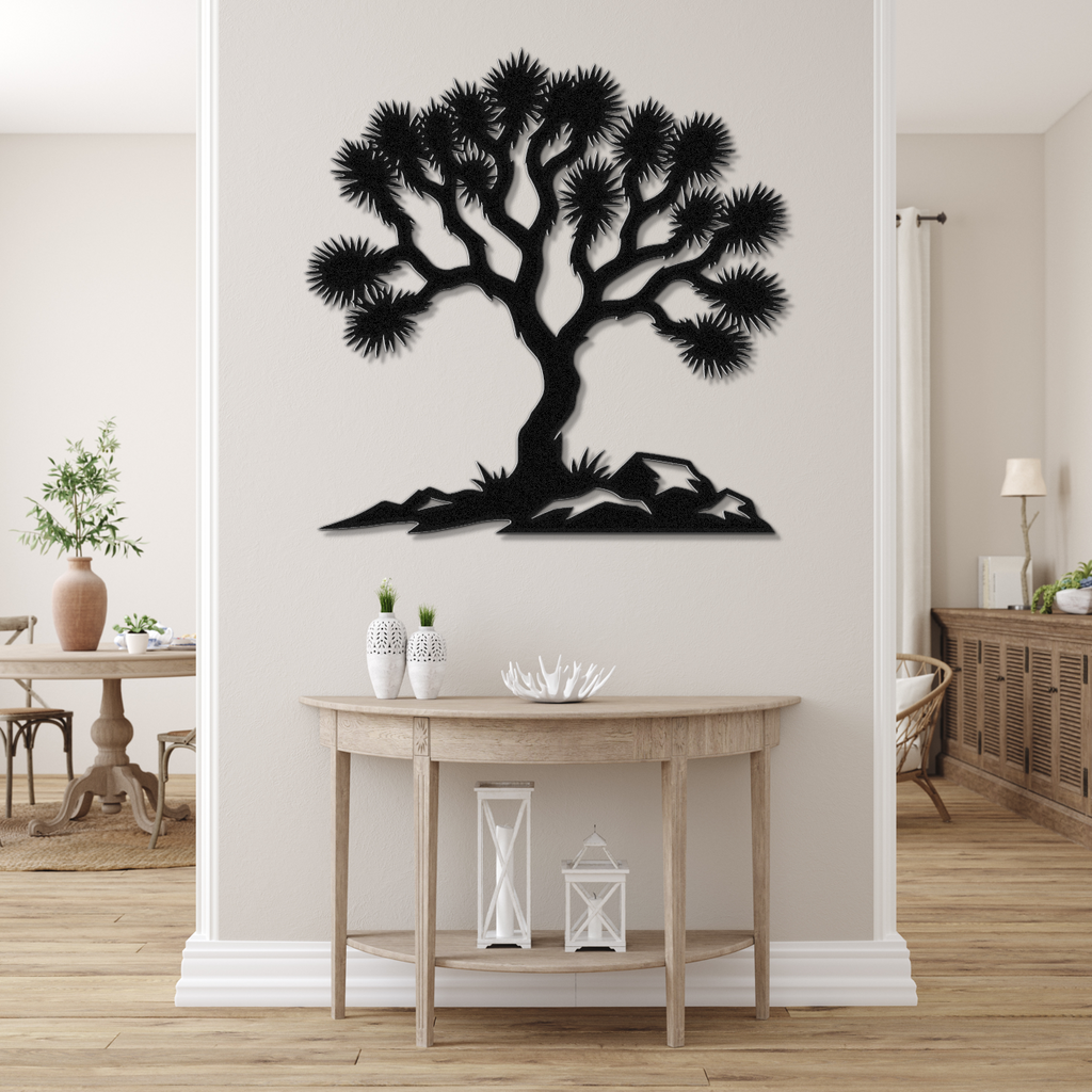 Joshua Tree Silhouette Metal Wall Art