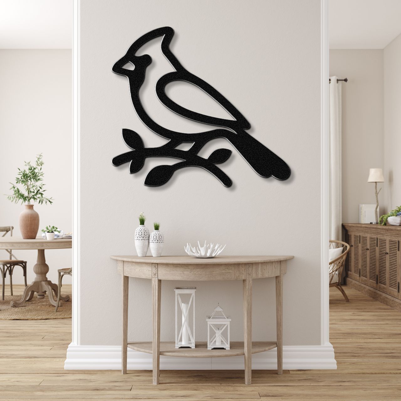 Cardinal Metal Wall Art
