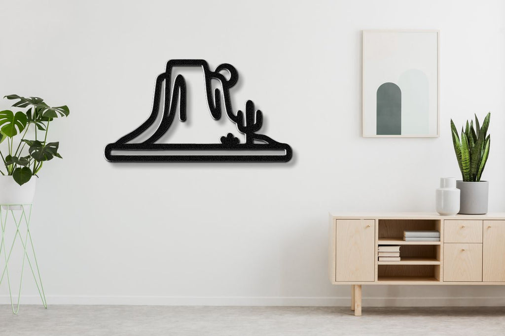 Desert Mesa Metal Wall Art