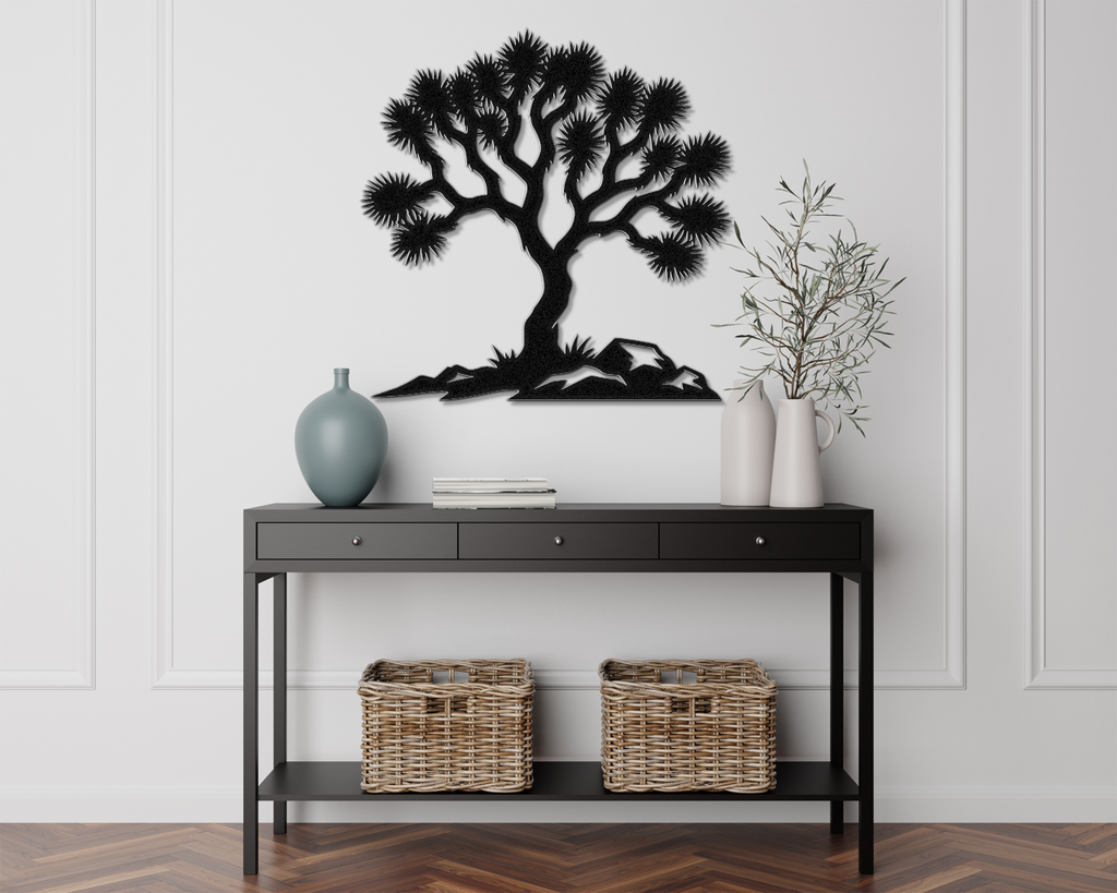 Joshua Tree Silhouette Metal Wall Art