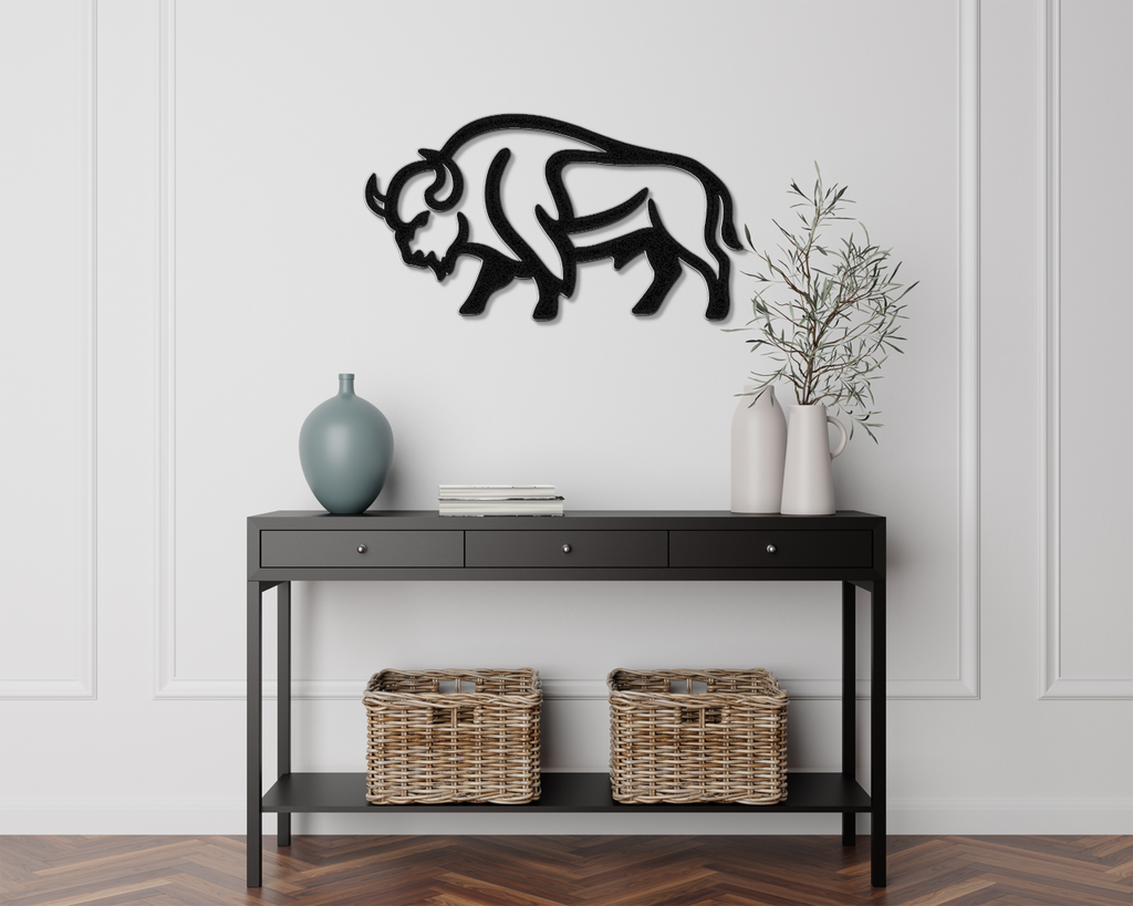 Buffalo Metal Wall Art
