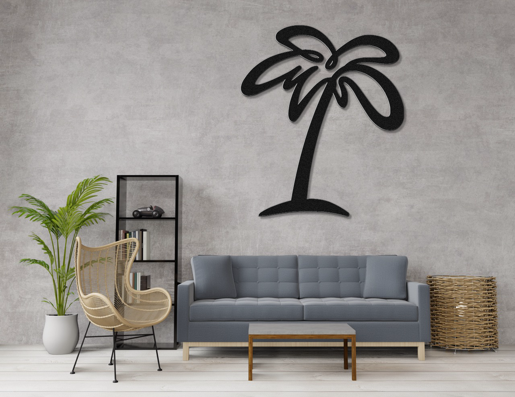 Palm Tree Metal Wall Art