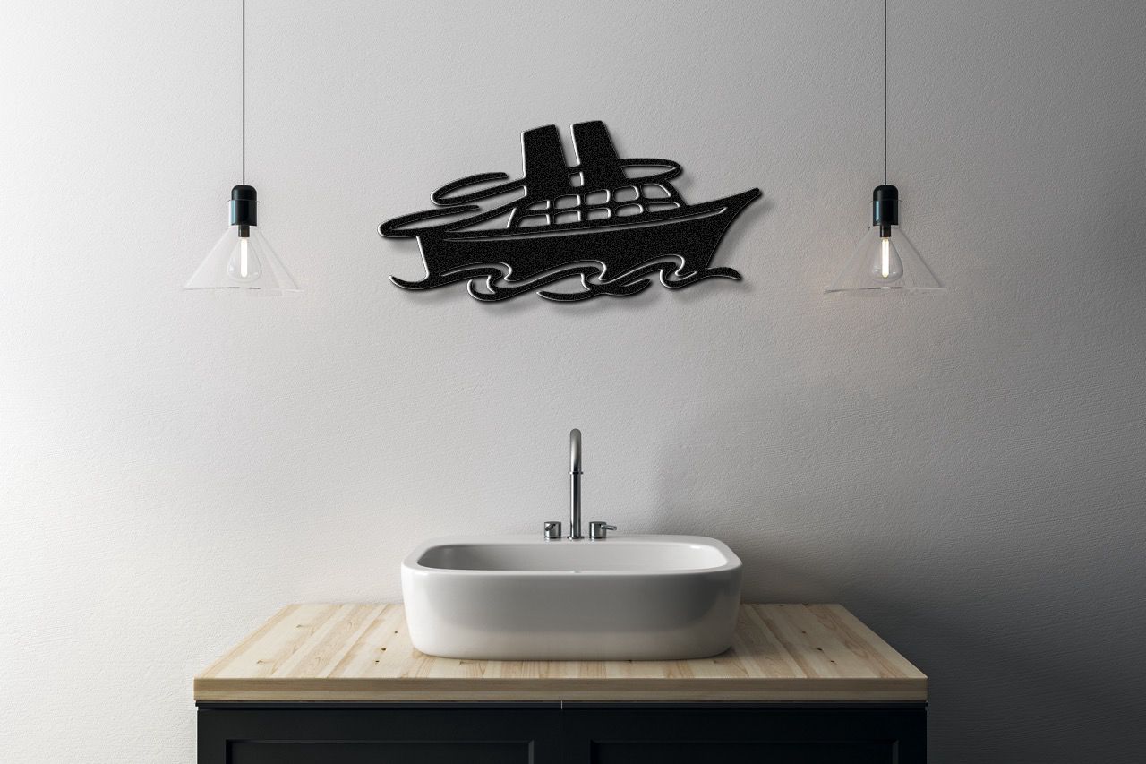 Cruise Ship Metal Wall Art