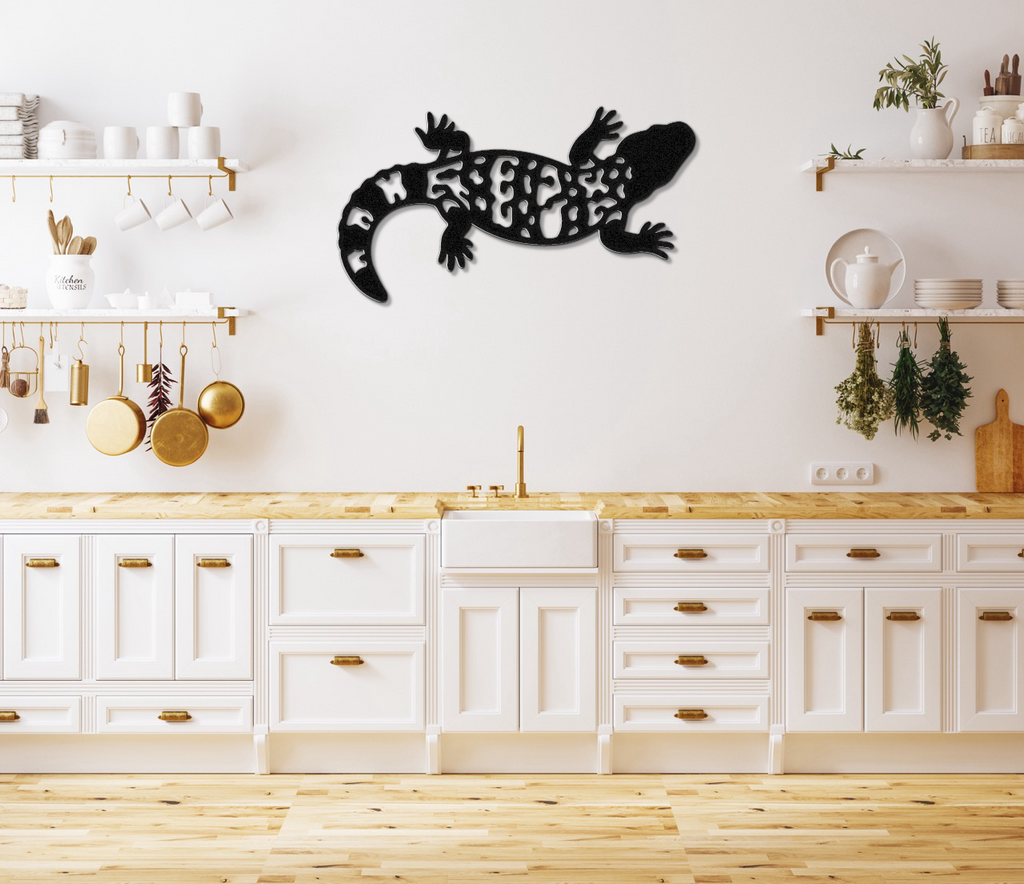 Gila Monster Metal Wall Art