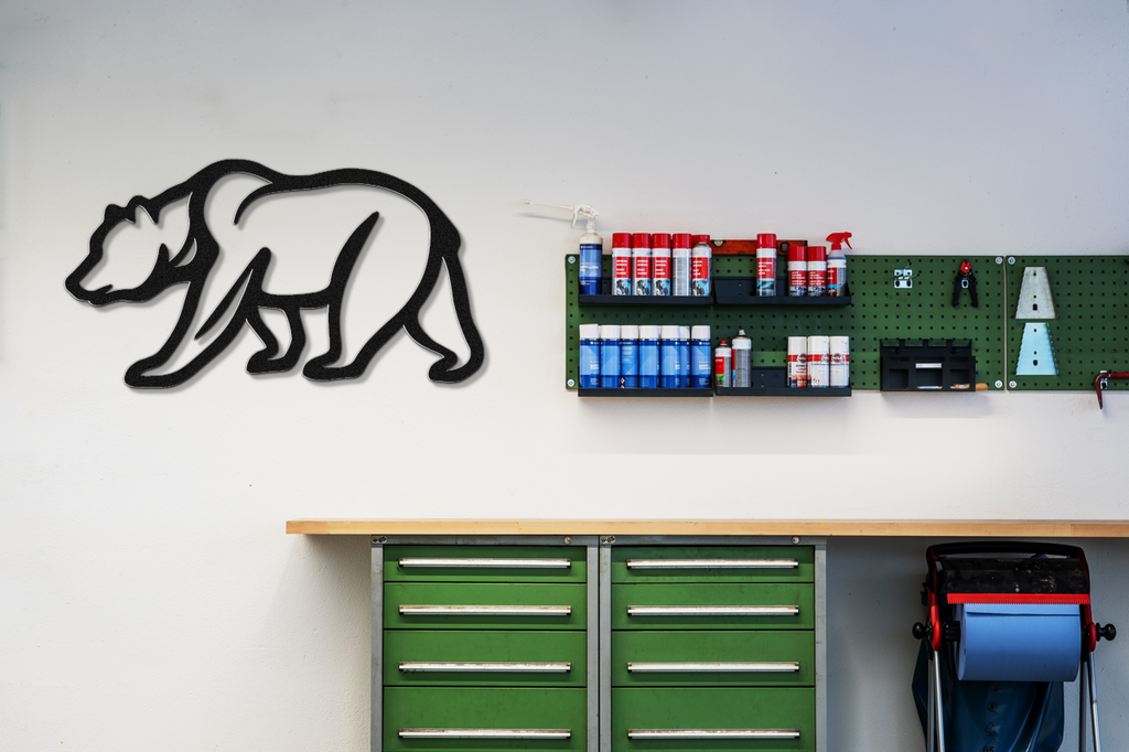 Bear Metal Wall Art
