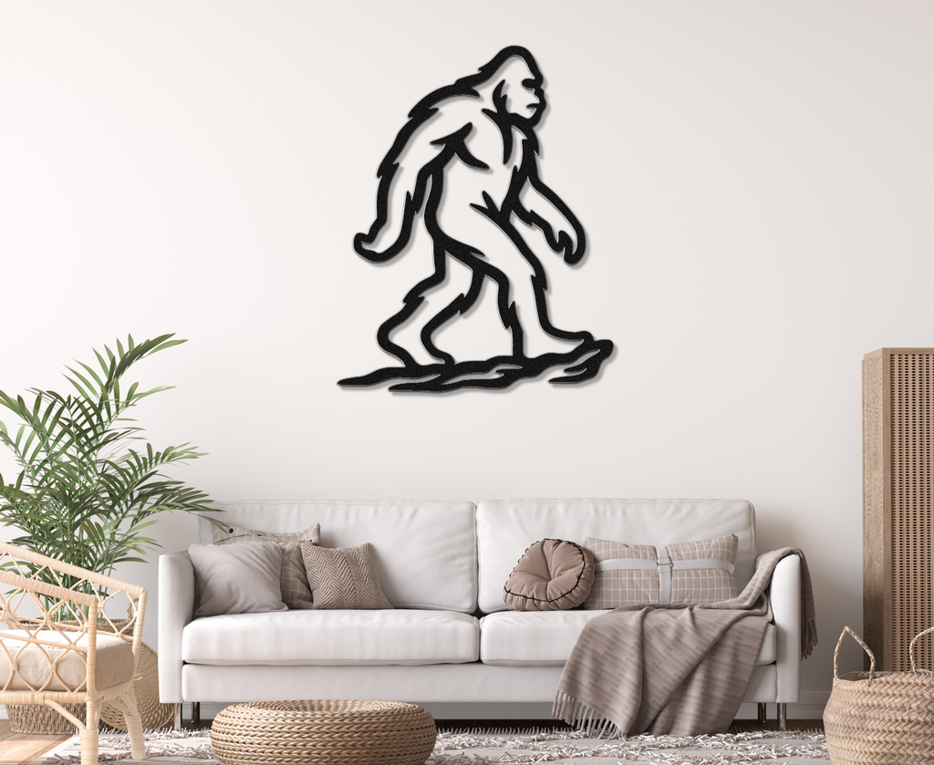 Bigfoot Metal Wall Art