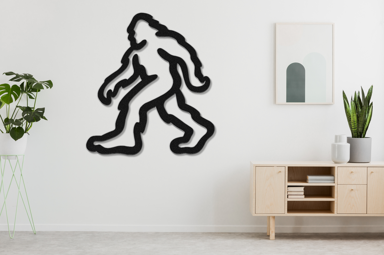 Bigfoot Metal Wall Art