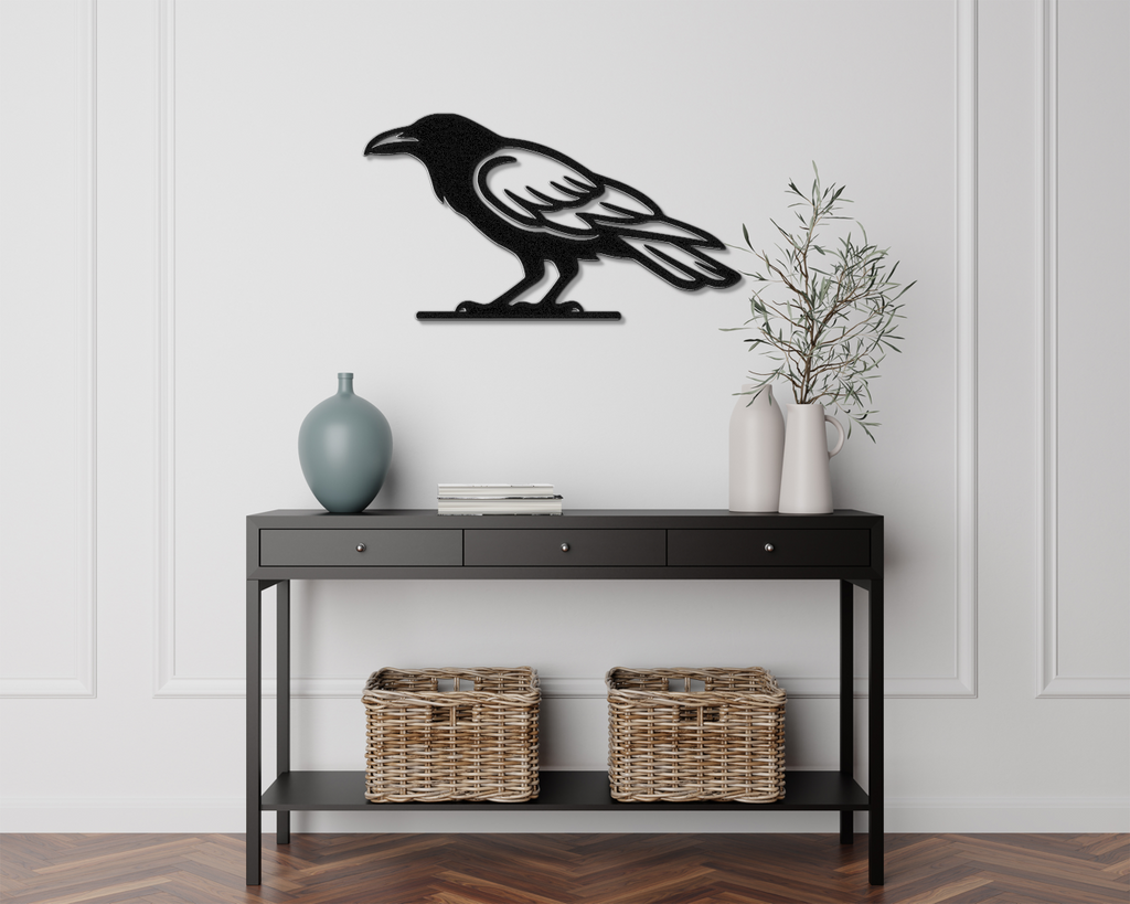 Raven Metal Wall Art