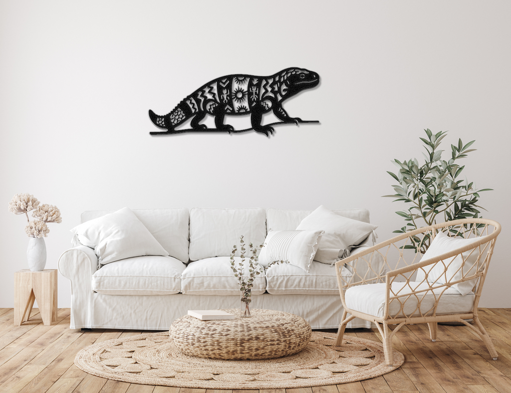 Gila Monster Metal Wall Art
