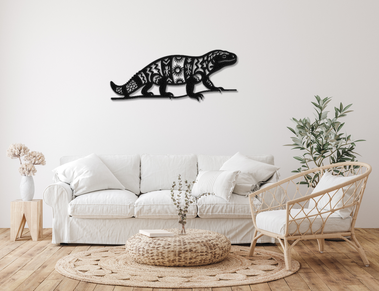 Gila Monster Metal Wall Art