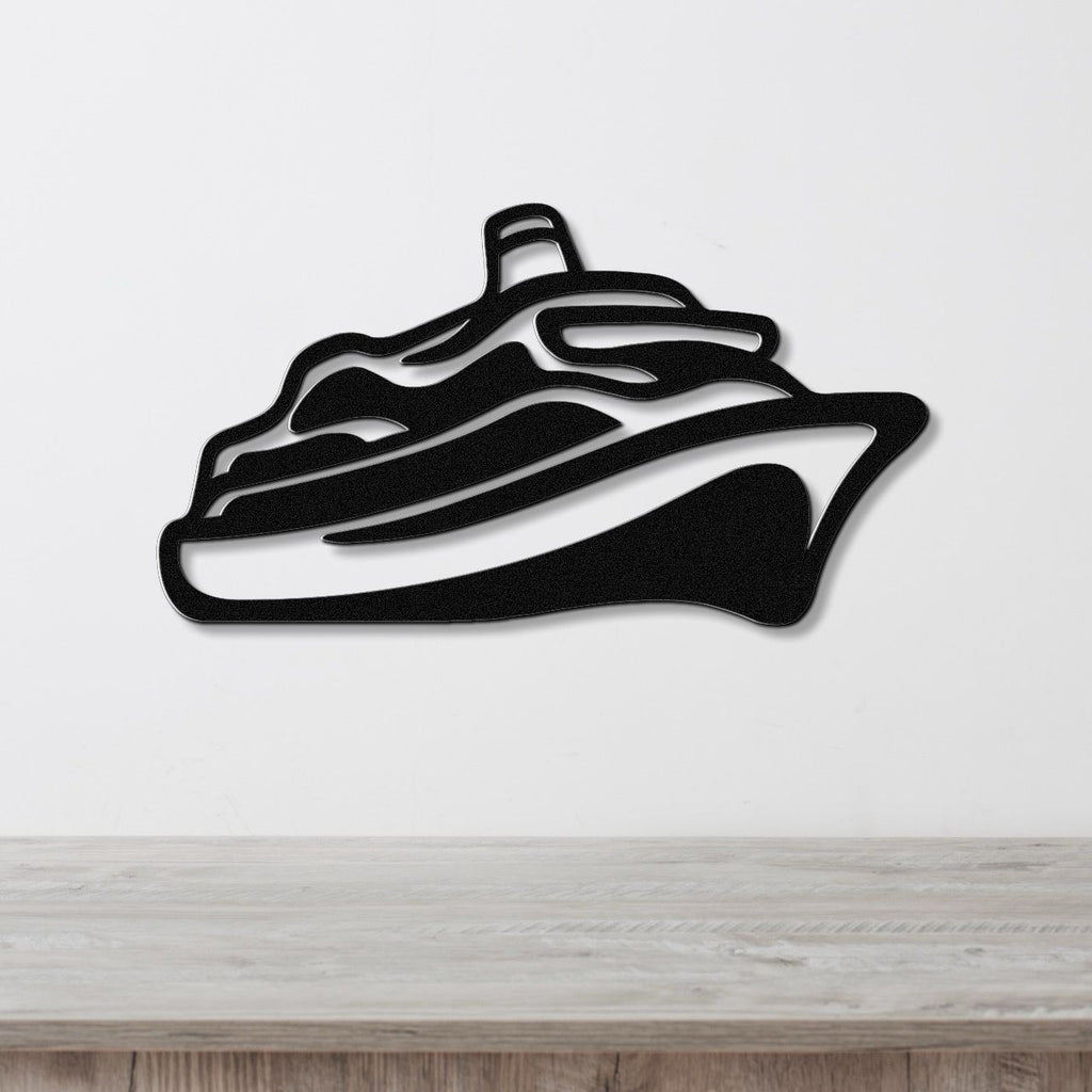 Cruise Ship Metal Wall Art