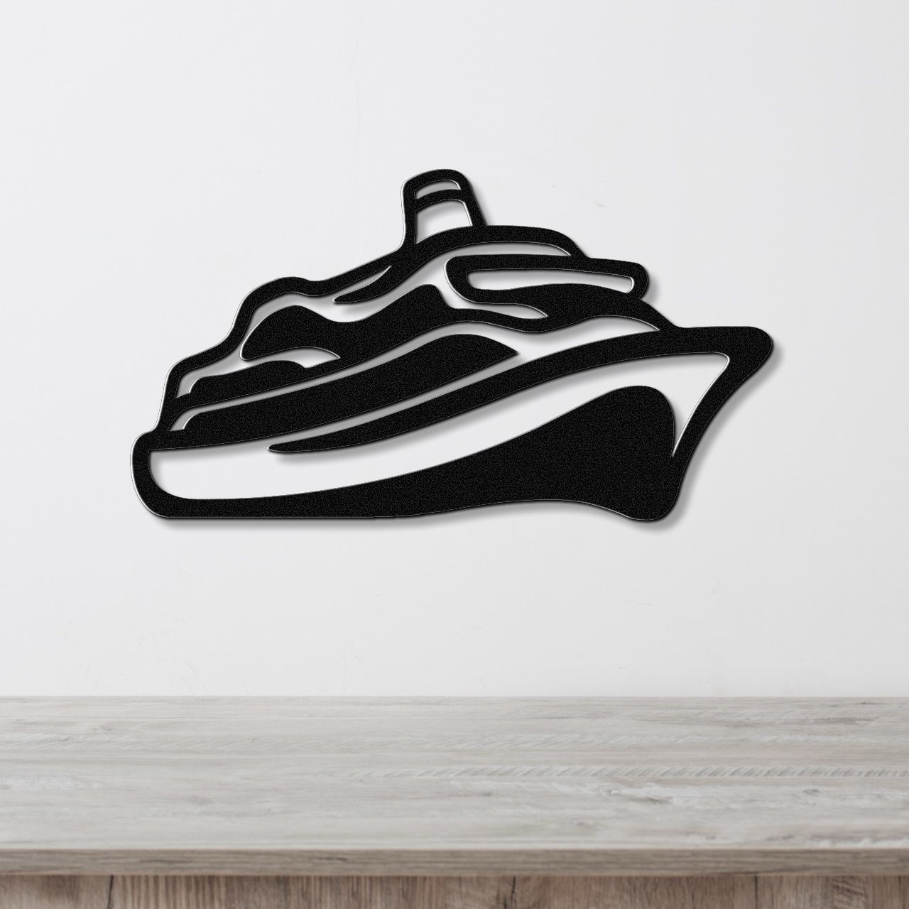 Cruise Ship Metal Wall Art