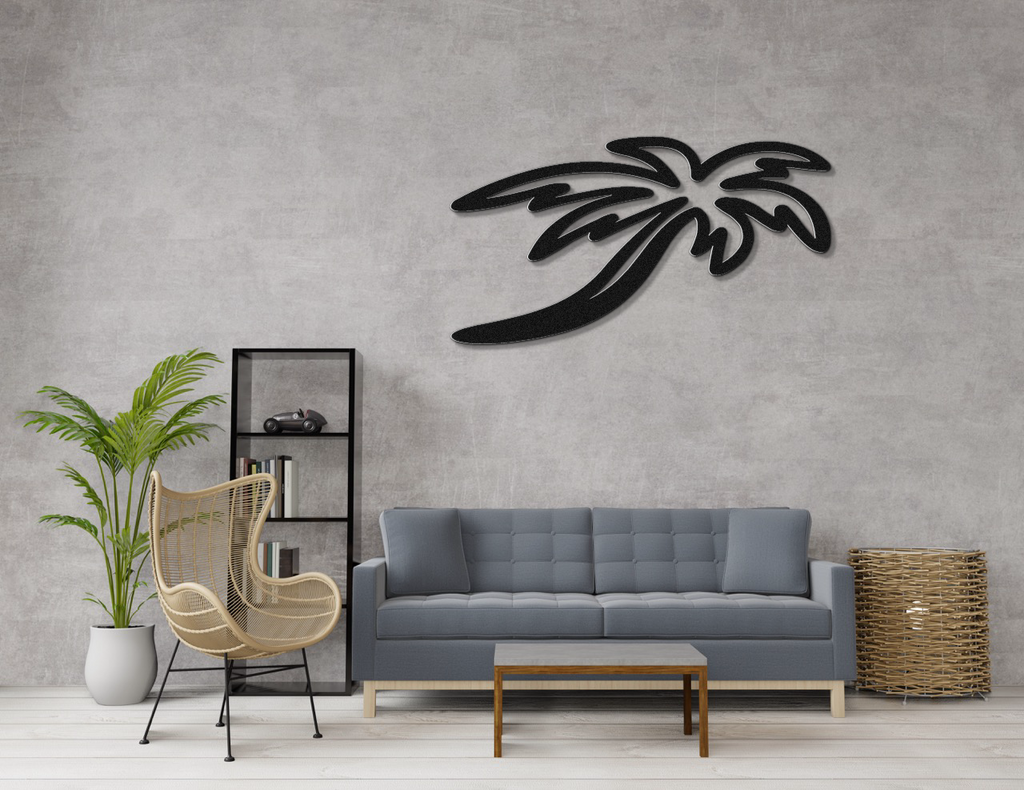Palm Tree Metal Wall Art