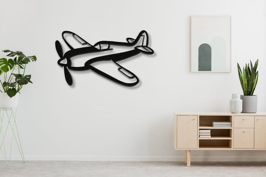 Airplane Metal Wall Art