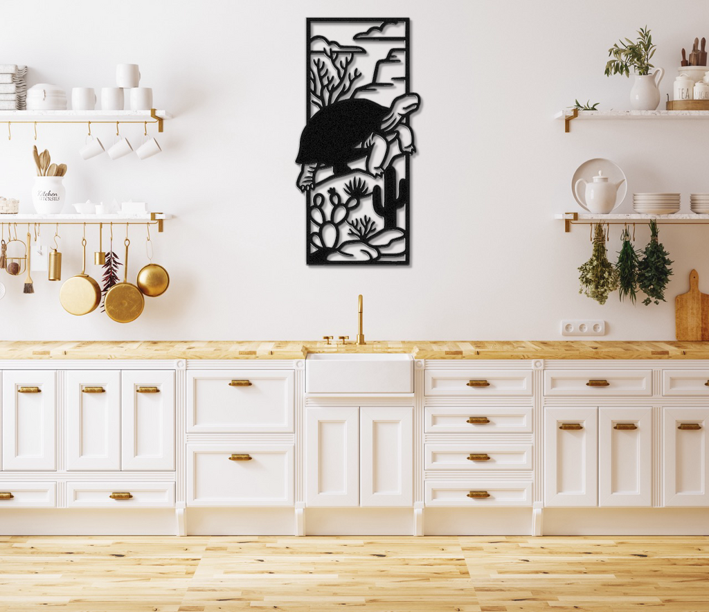 Desert Tortoise Metal Wall Art