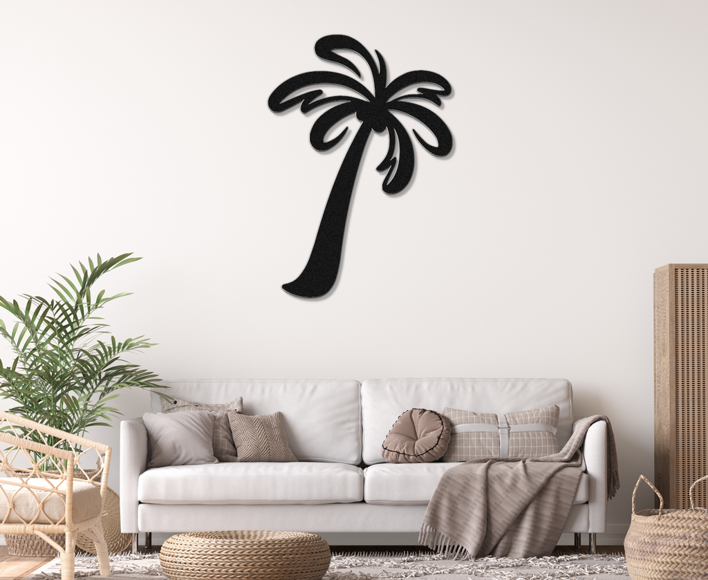 Palm Tree Metal Wall Art