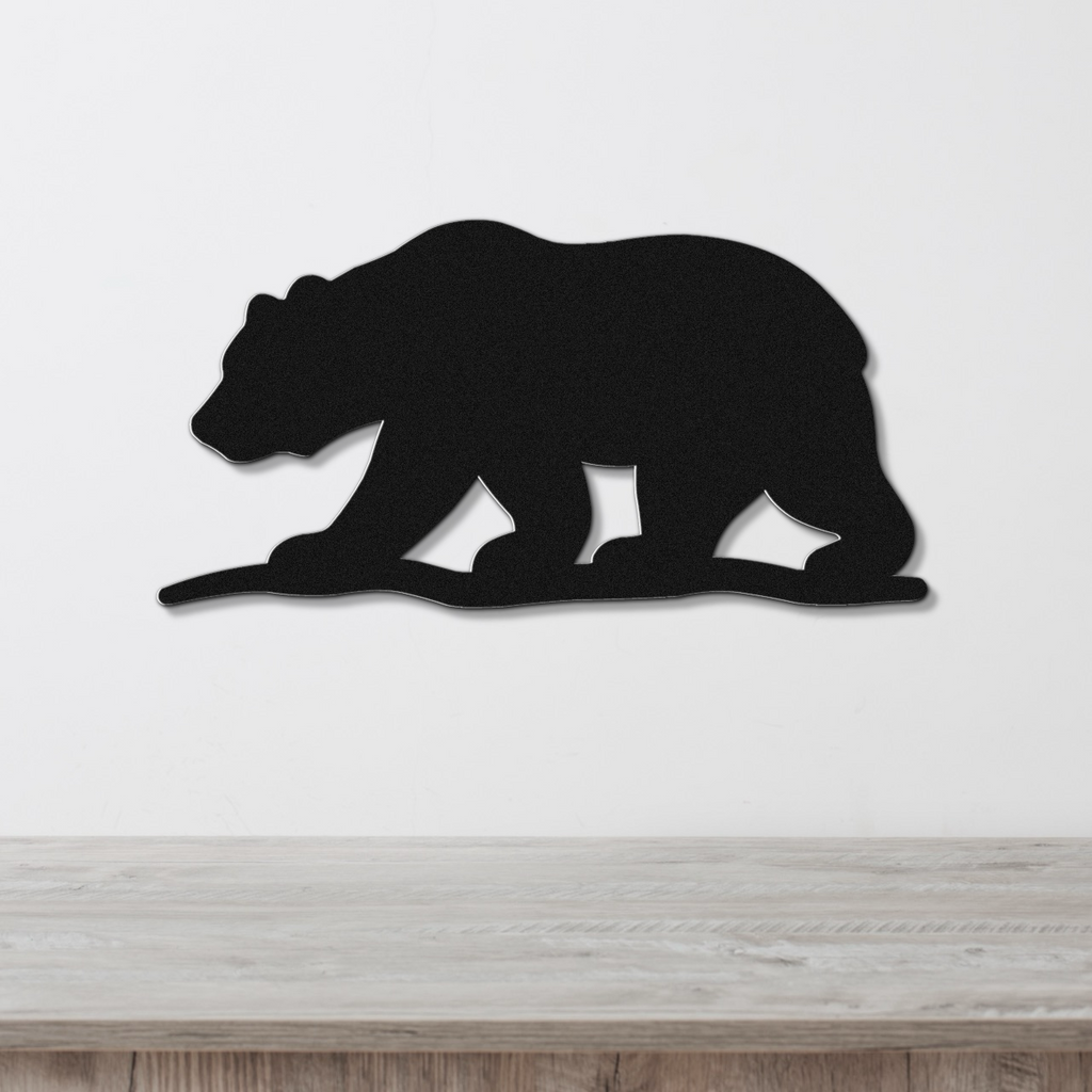 Bear Metal Wall Art