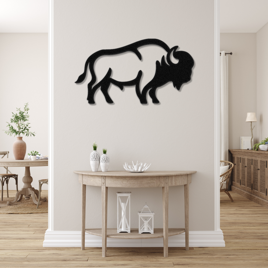Buffalo Metal Wall Art