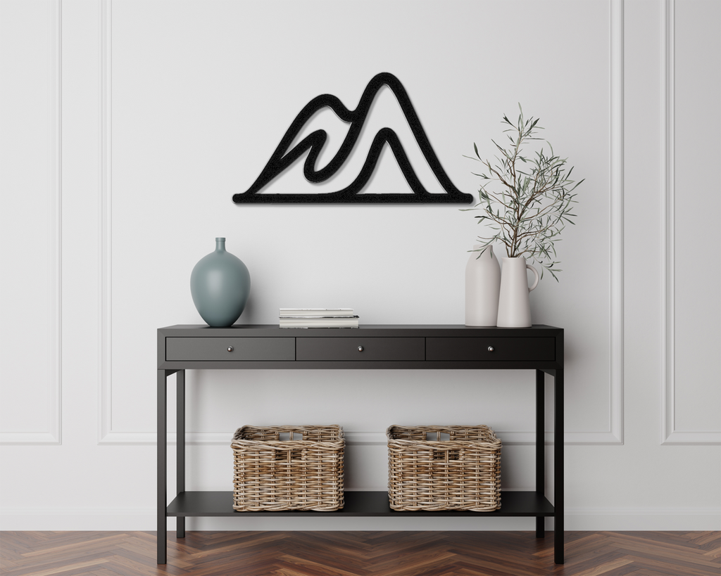 Mountains Metal Wall Art