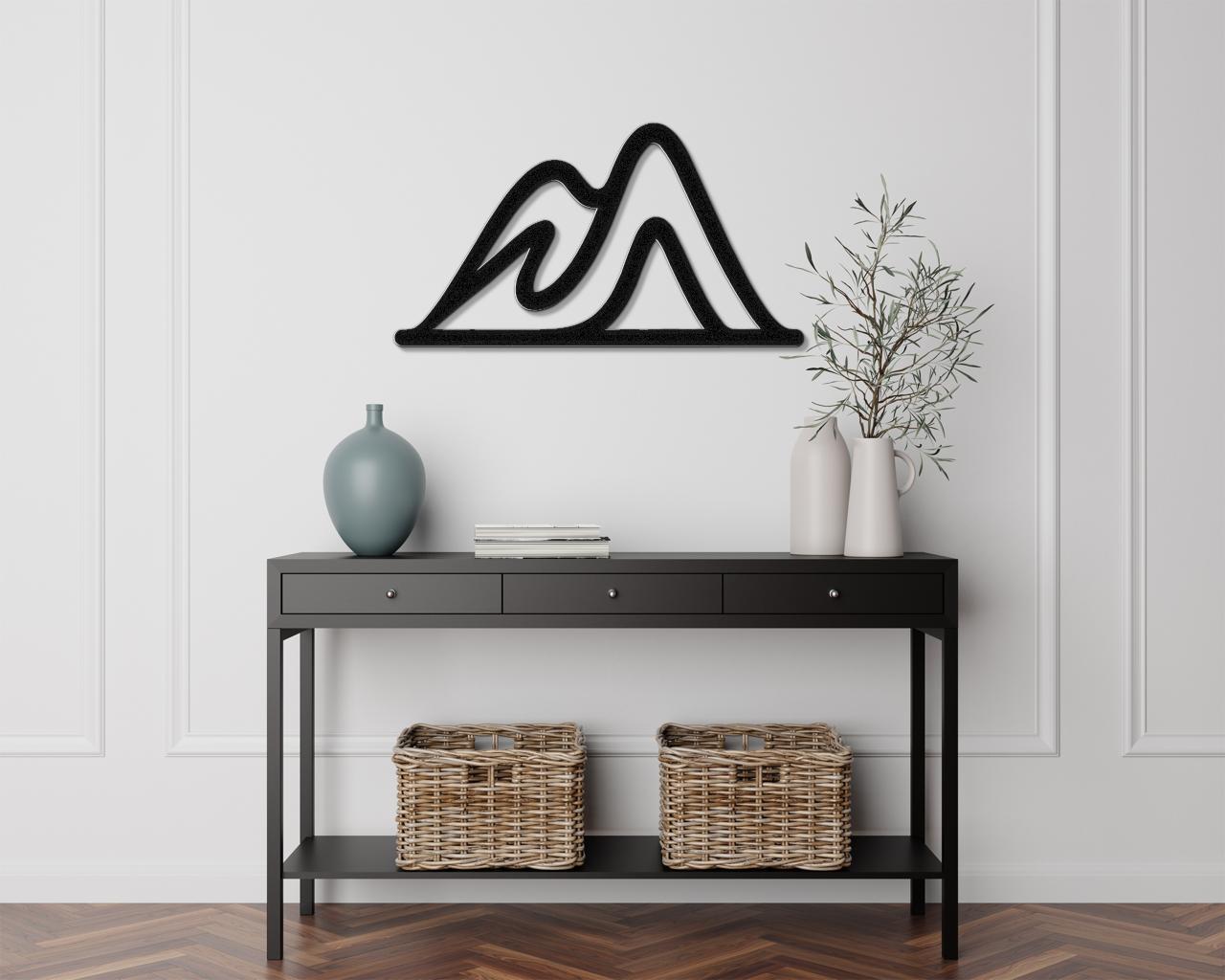 Mountains Metal Wall Art