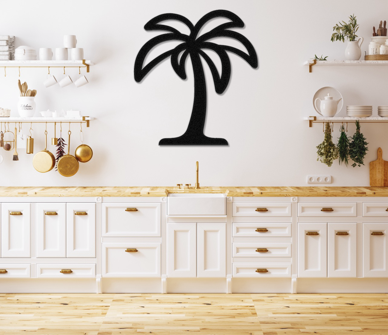 Palm Tree Metal Wall Art
