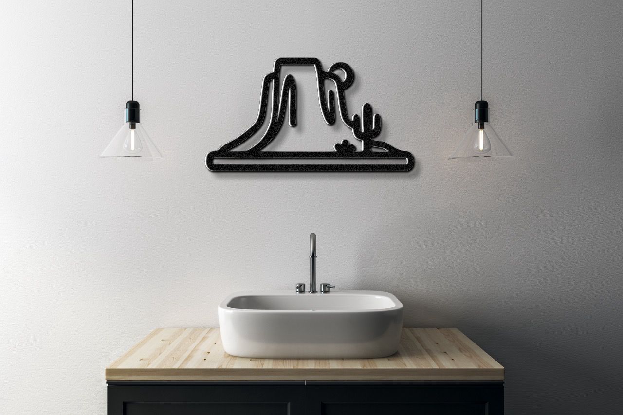 Desert Mesa Metal Wall Art