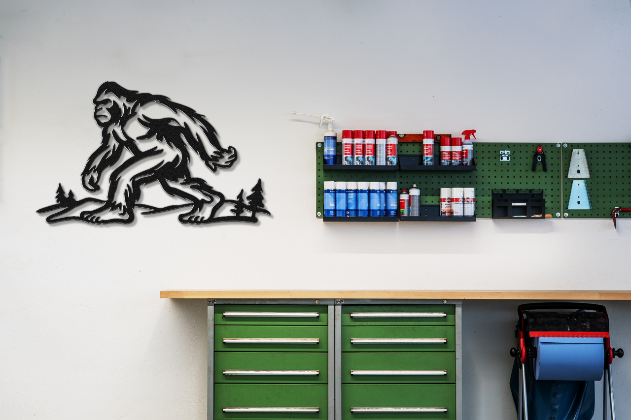 Bigfoot Metal Wall Art