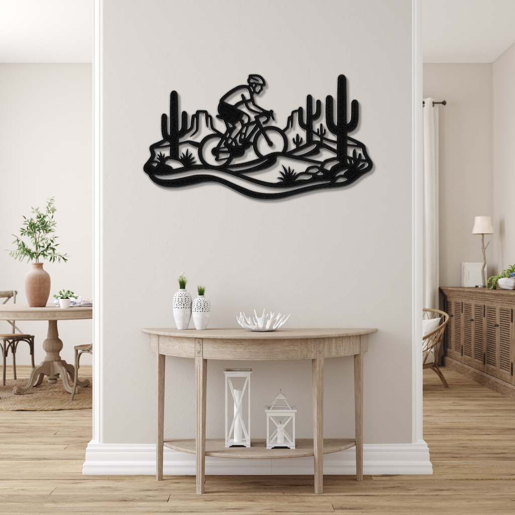 Arizona Cycling Metal Wall Art
