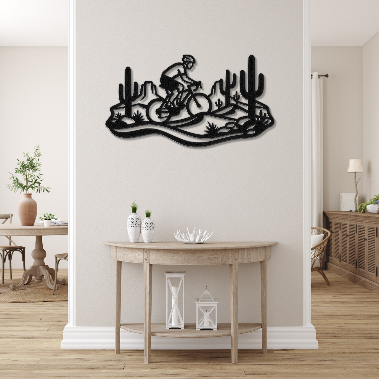 Arizona Cycling Metal Wall Art