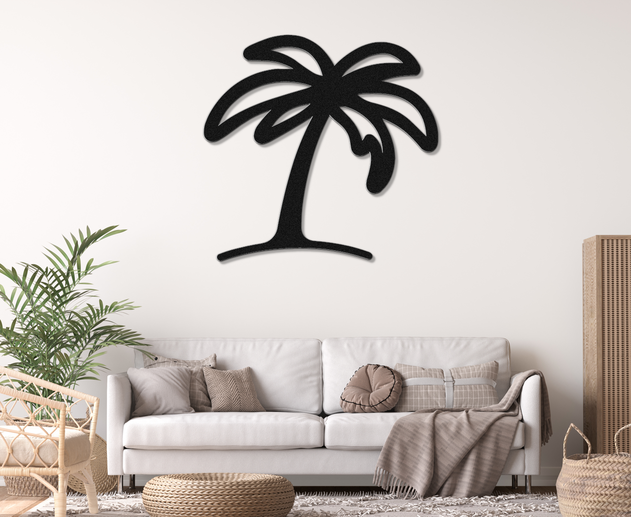 Palm Tree Metal Wall Art