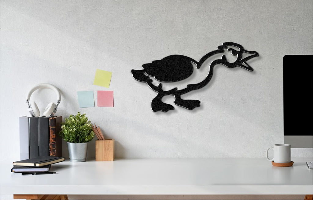 Angry Goose Metal Wall Art