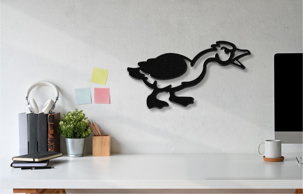 Angry Goose Metal Wall Art