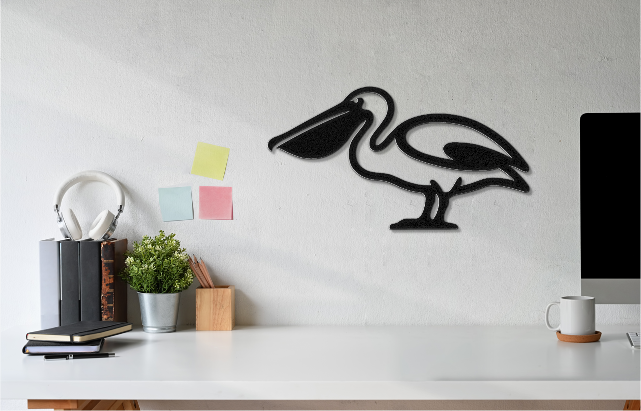 Pelican Metal Wall Art