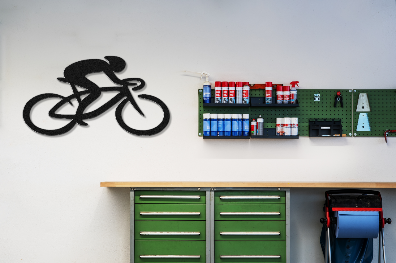 Cycling Metal Wall Art